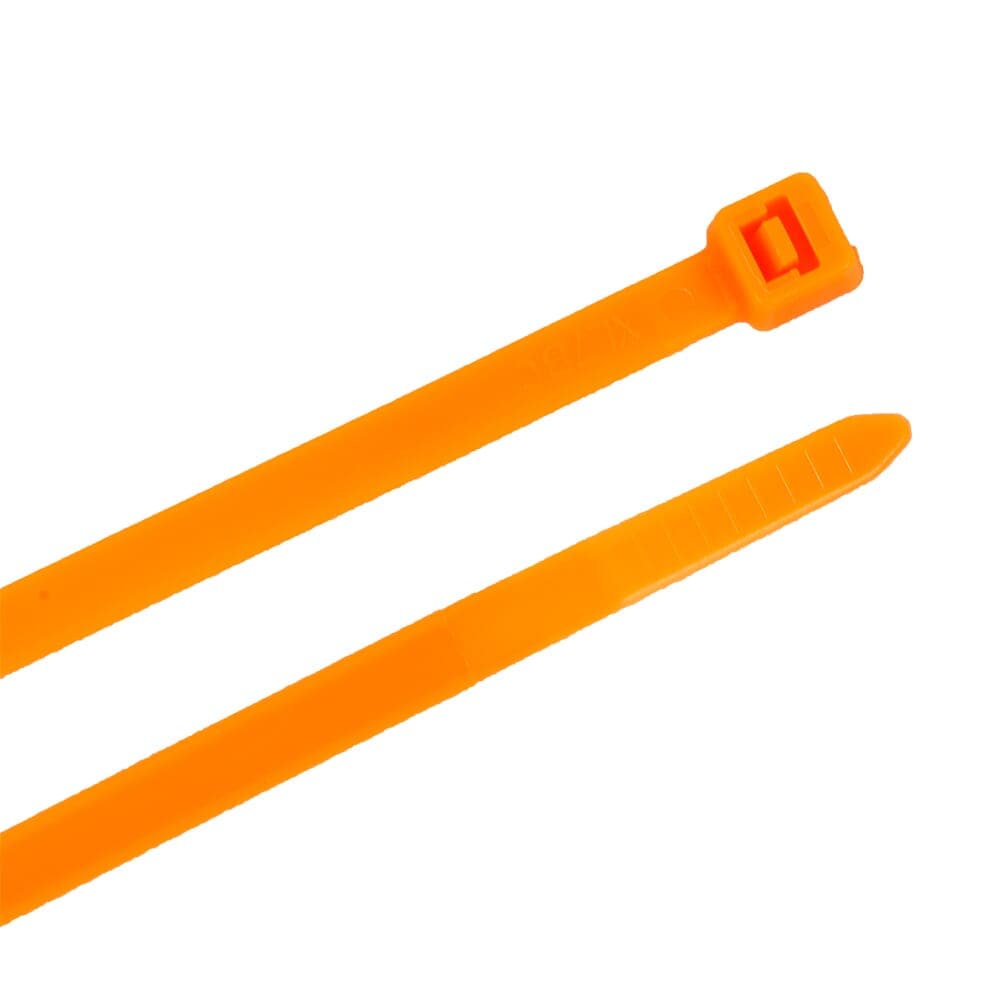 62021 Cable Ties, 8 in Orange Stan